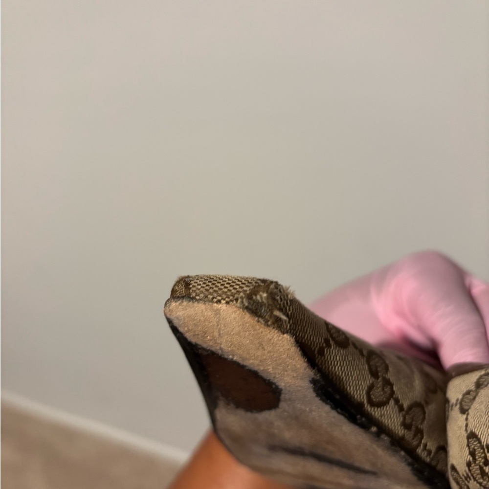 Gucci GG Monogram Slingback Flats - Picture 12 of 13